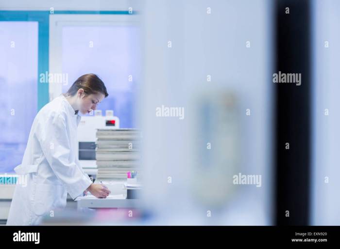 A medical assistant is reviewing laboratory requisitions